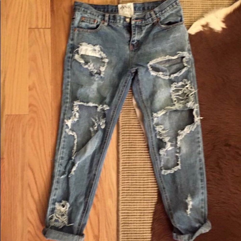 One Teaspoon boyfriend jeans size 27